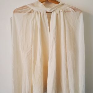 Banana Republic Twist-Neck Chiffon Blouse